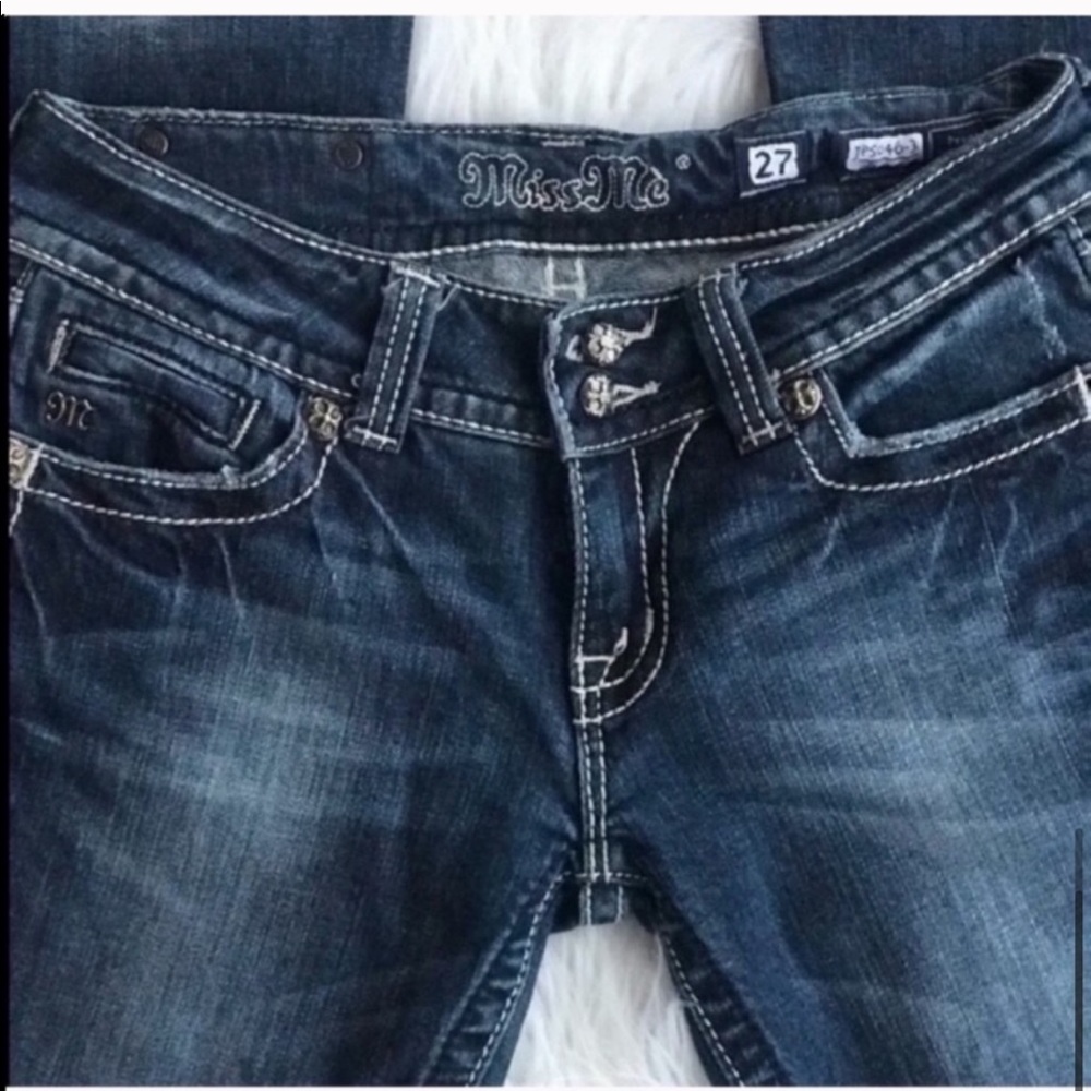 Miss Me Bootcut Jeans Size 27 - Picture 4 of 5